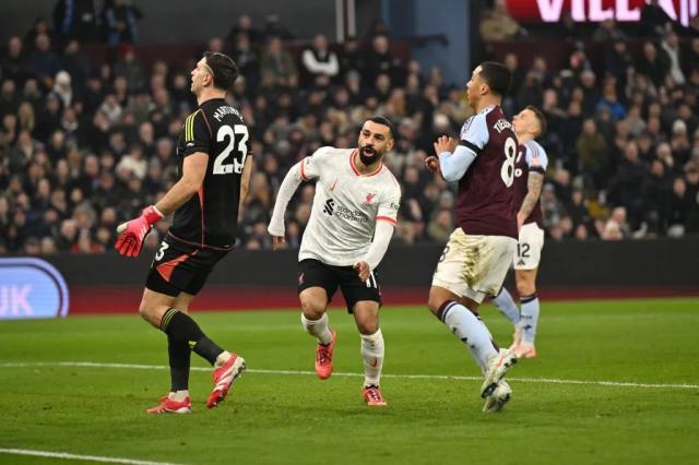 开云体育-【英超】萨拉赫传射，利物浦2比2客平维拉