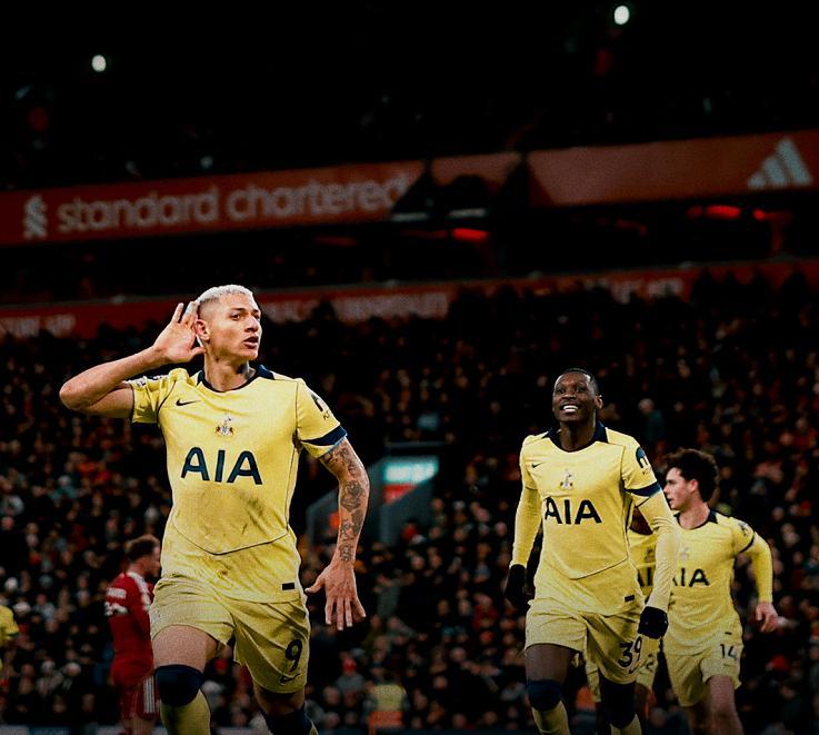 开云-里沙利松90分钟绝平，热刺1-1利物浦终结6连败，送斯洛特耻辱纪录